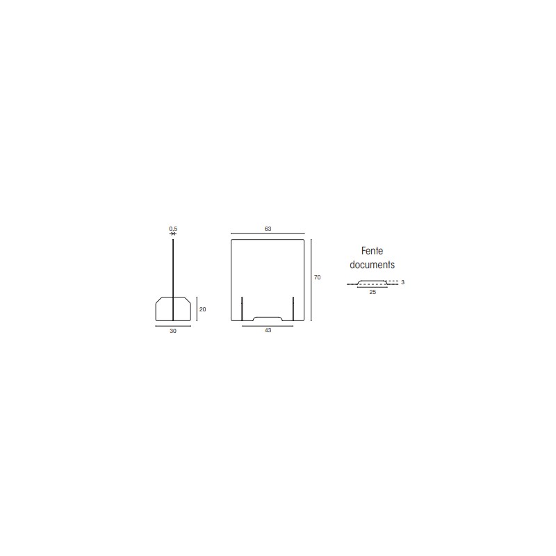 Séparation protection sanitaire PROTECT Ecran d'Accueil