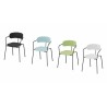 Chaises Bistro lot de 4 plusieurs coloris