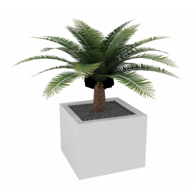 Palmier artificiel bac carré