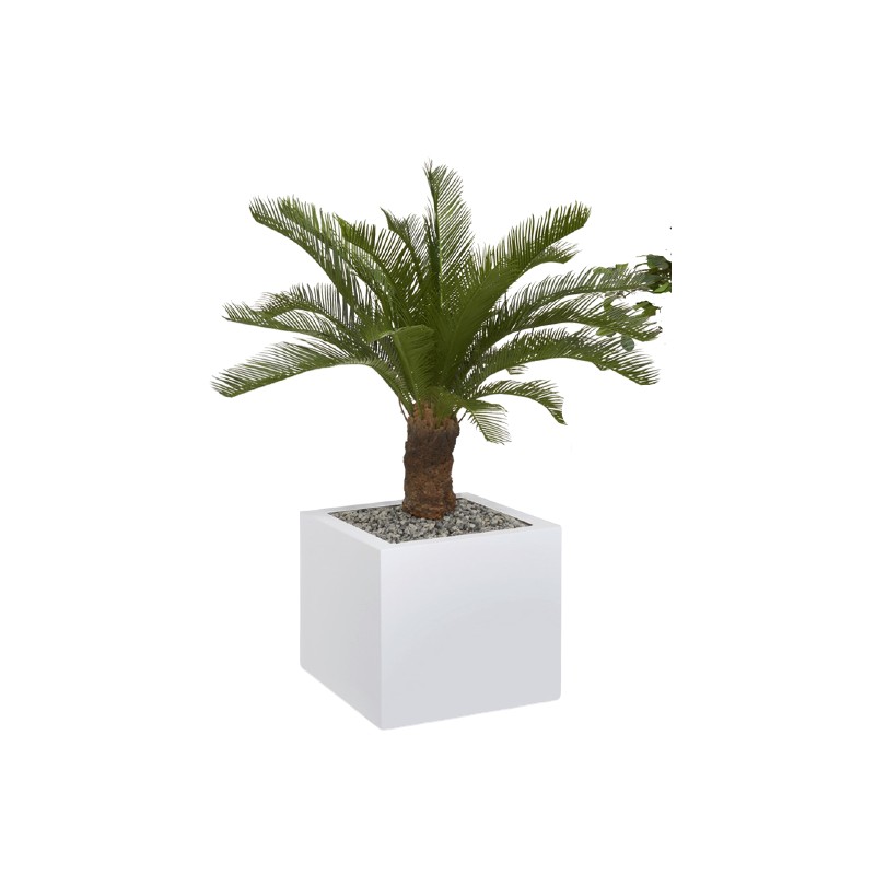 Palmier artificiel bac carré
