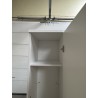 Armoire de rangement blanche d'occasion