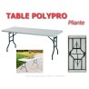 Table Pliante rectangulaire SUN