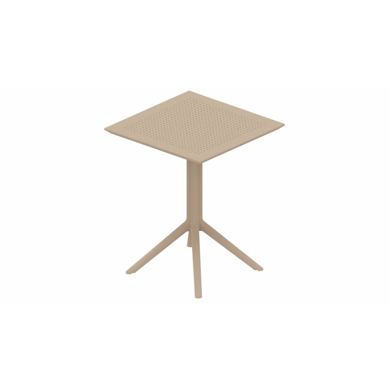 Table pliante Séville polypropylène lot de 2