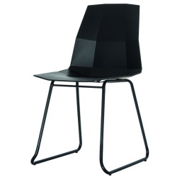 Lot de 2 chaises en polypropylène CUBE