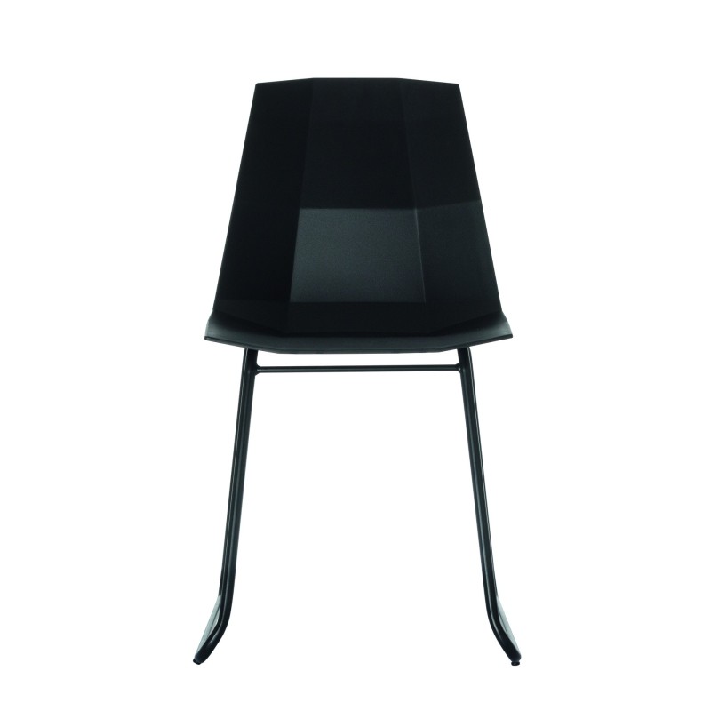 Lot de 2 chaises en polypropylène CUBE Lot de 2 chaises en polypropylène CUBE