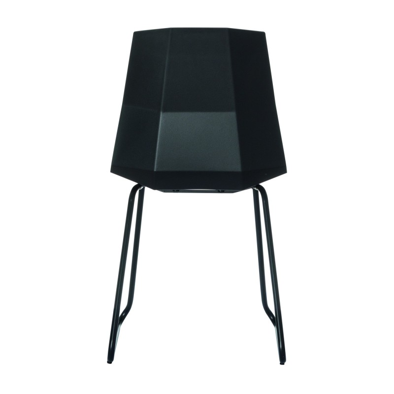 Lot de 2 chaises en polypropylène CUBE Lot de 2 chaises en polypropylène CUBE