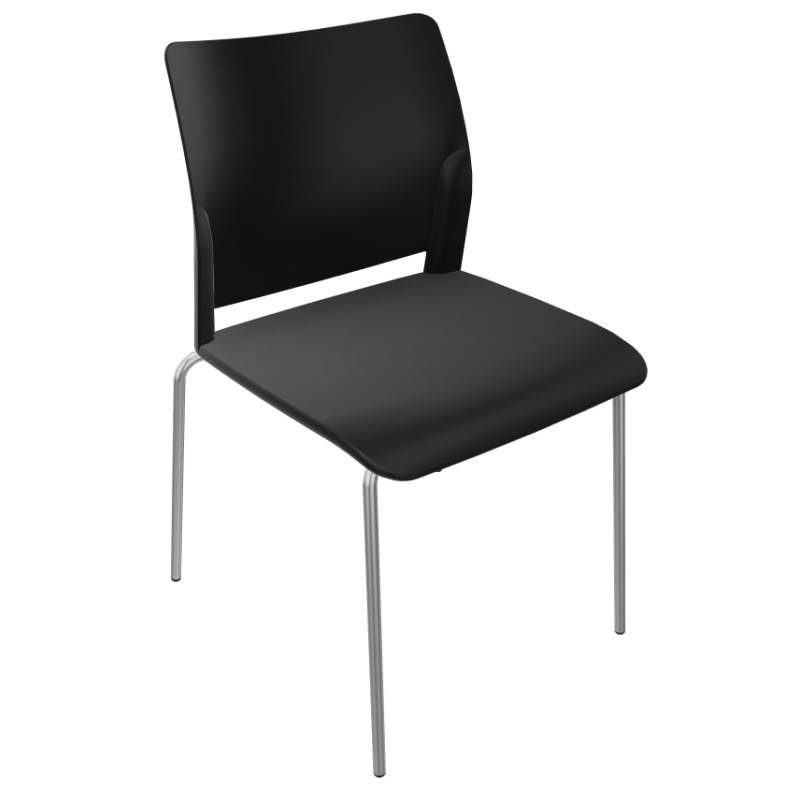Chaise ADELA 4 pieds - Dossier et assise polypropylène
