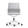 Fauteuil résille coque blanche Luma