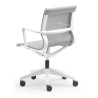 Fauteuil résille coque blanche Luma