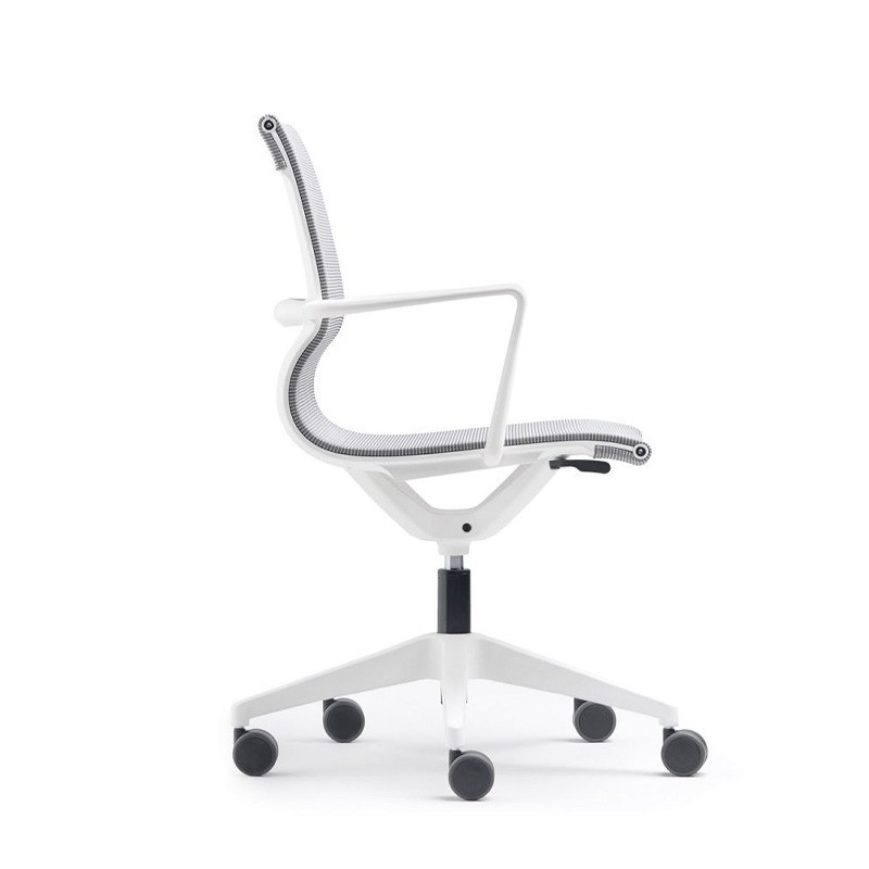 Fauteuil résille coque blanche Luma