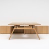 Bureau professionnel Bench en bois avec retour Viga