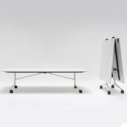 Table pliante avec tableau blanc PLEX