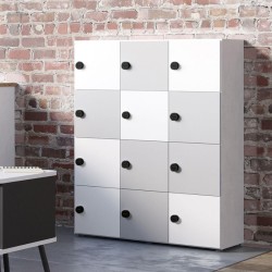 Casier de rangement avec portes 9/12 cases EKO