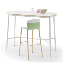 Table mange-debout ovale hauteur 110 cm KLIK