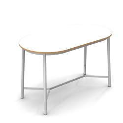 Table haute ovale cafet hauteur 92 cm KLIK