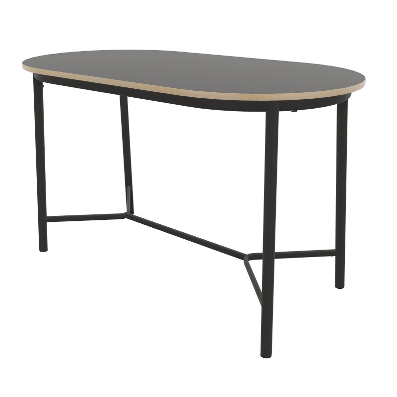 Table haute ovale cafet hauteur 92 cm KLIK