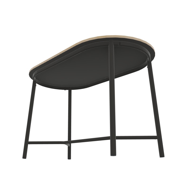 Table haute ovale cafet hauteur 92 cm KLIK