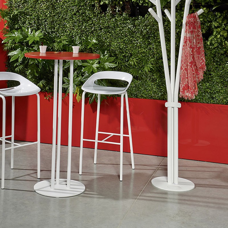 Table haute plateau rond TRIO