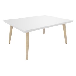 Table basse pieds bois 100x60 cm PUNTA