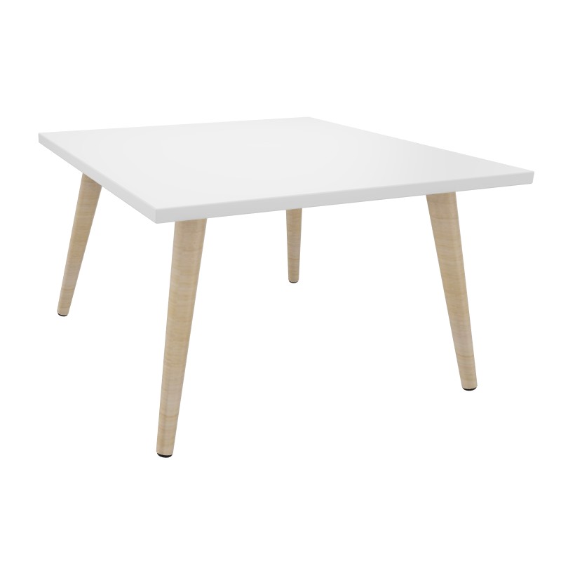 Table basse pieds bois 60x60 cm PUNTA