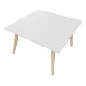 Table basse pieds bois 60x60 cm PUNTA