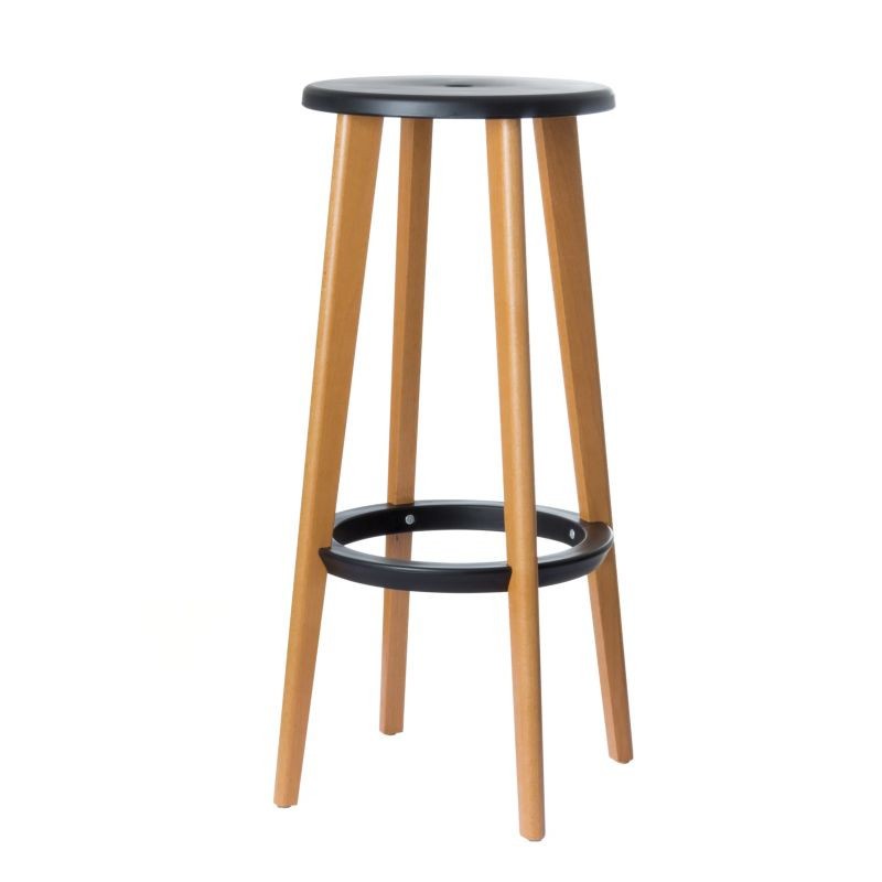 Tabouret haut Woody - Lot de 2