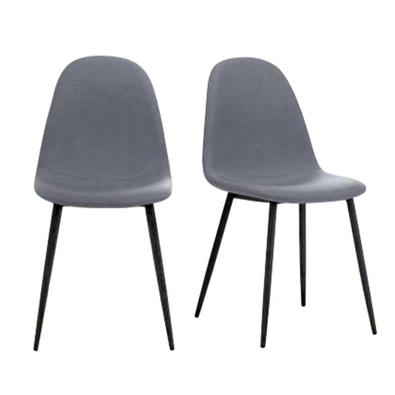 Chaises en tissu Must - Lot de 2