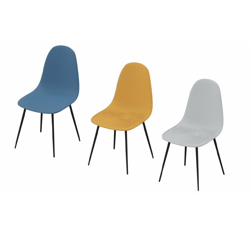 Chaises en tissu Must - Lot de 2