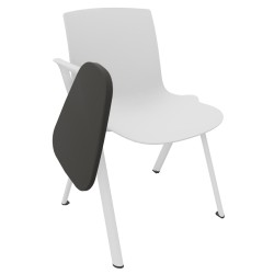 Chaise ODEI avec tablette écritoire - Polypropylène