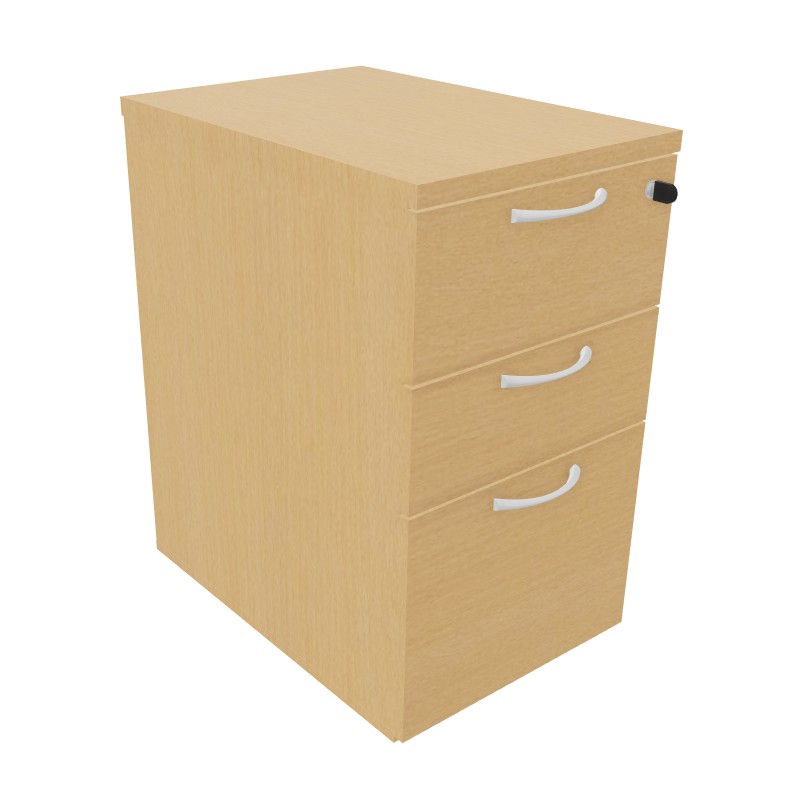 Caisson hauteur bureau 3 tiroirs dont 1 dossier suspendus Comfort