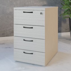 Caisson hauteur bureau 4 tiroirs Comfort