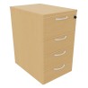 Caisson hauteur bureau 4 tiroirs Comfort