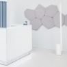 Panneau acoustique hexagonal recto mural BALZATO