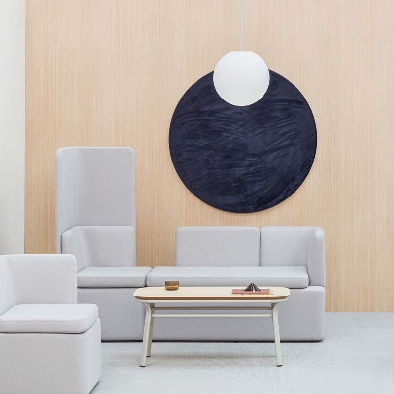 Panneau acoustique cercle recto mural MOX