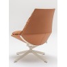 Fauteuil en cuir Fat Franck