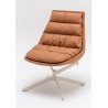 Fauteuil en cuir Fat Franck