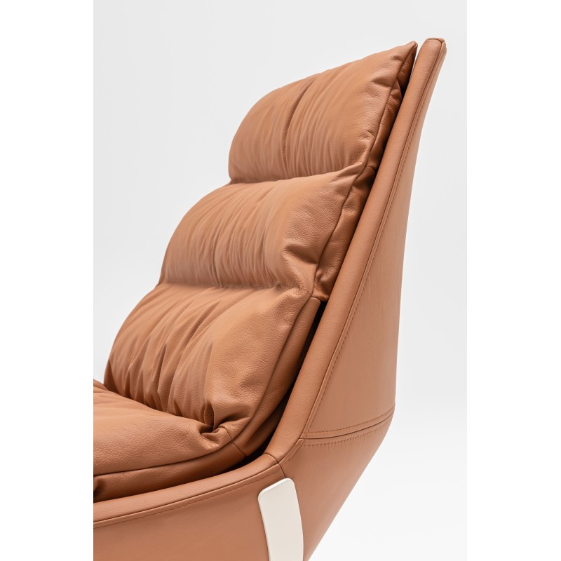 Fauteuil en cuir Fat Franck