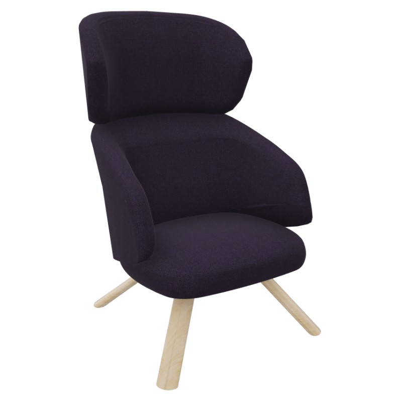 Fauteuil lounge avec têtière EZTIA